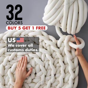 Velvet Chenille Yarn Tube Super chunky Tube Yarn Giant Chunky Yarn Giant Bulky Yarn Big Giant Yarn Amigurumi Yarn Crochet Knitting Blanket