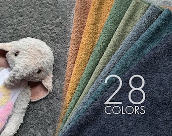 Teddy Plush Fabric Minky Fabric Sherpa Fabric Fleece Fabric Heavyweight  Teddy Fleece, for Plush Toys Animals Clothing Blankets & DIY Crafts