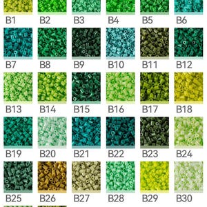 264 Colors 2.6mm Mini Fuse Beads Full Set 500/1000pcs Micro Perler ...