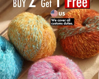 Kid Silk Mohair Yarn, 9 Colors Silk Yarn-Hand Dyed Kid Mohair, Yarn Lacing, Yarn Knitted Knit, Rainbow Mohair