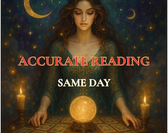 Lectura de Tarot precisa el mismo día / Carrera, amor, propósito de vida, guía espiritual