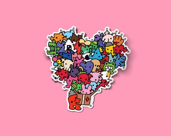 Packed with Love! | Vinyl Sticker