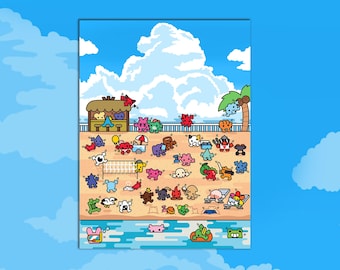 Mafora -  Beach Party | Large Print