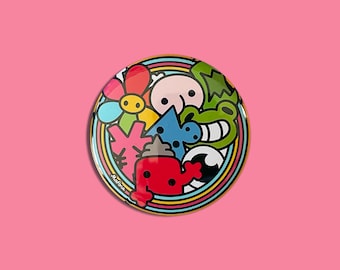 Mafora Characters | Metal Pinback Button