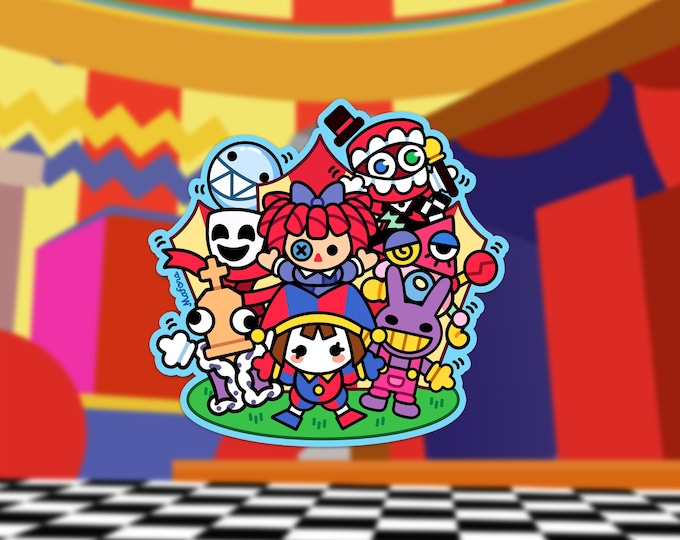 Featured listing image: Circus Buddies! | Vinyl Sticker