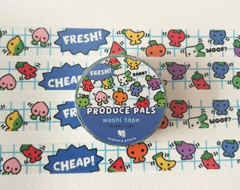 Produce Pals | Washi Tape (15mm x 10m)