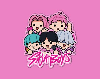 Soda Pop Band! Saja Boys | Vinyl Sticker
