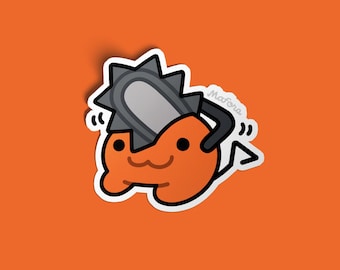 Chainsaw Dog! | Vinyl Sticker