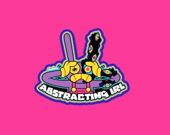 Abstracting IRL! | Vinyl Sticker