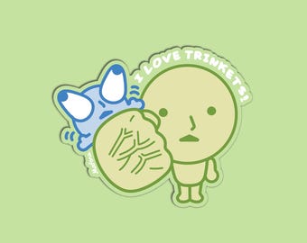 I Love Trinkets! | Vinyl Sticker