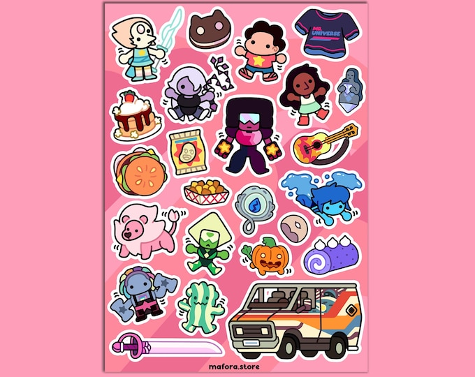Featured listing image: Gem Universe! | Premium Sticker Sheet