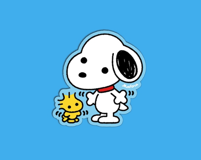 Featured listing image: Snooby Dog! | Vinyl Sticker
