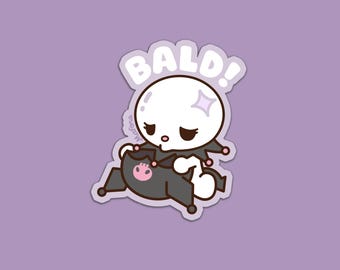 Bald! | Vinyl Sticker