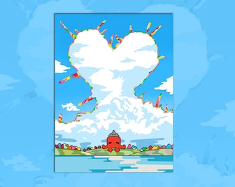 Mafora - Nature Heart | Large Print