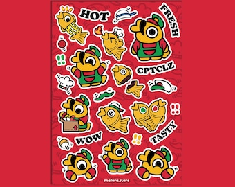 Captain Calzoyaki! | Premium Sticker Sheet