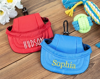 Custom Name Embroidered Dog Hat, Dog Sun Hat/Cap with Custom Name, Adjustable Dog Hat with Ear Holes, Custom Dog Baseball Cap for Pet Lovers