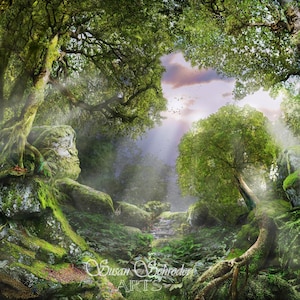 Erawa Entrance by Susan Schroder - Mythic Fantasy Art Print