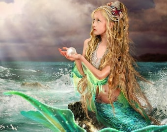 Mermaid Art "Marina" by Susan Schroder