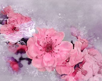 Shimmirian - Cherry Blossom Spirit by Susan Schroder -  fine art print