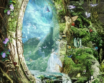 Fantasy Art Print -Swift of Spring Portal by Susan Schroder