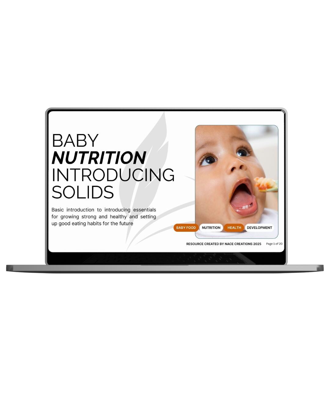 Introducing Solids Basics Infant Nutrition Resource - Etsy