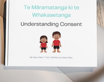 Libro ilustrado bilingüe para niños: "Enseñando a los niños sobre el consentimiento".