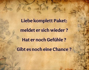Liebe komplett Paket