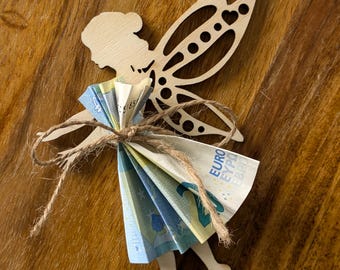 Regalo de dinero de hadas - cumpleaños / boda / comunión / confirmación / bautismo