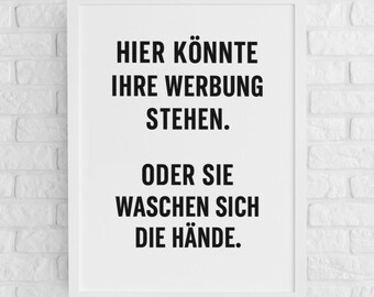 Funny Bathroom Poster | Humorous Guest Toilet Wall Art | Modern Toilet Decor | Humorous Portrait Bathroom Wall Decor - Housewarming Gift Idea