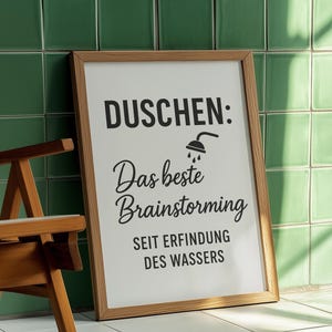 Funny sayings poster for the bathroom | Wall decoration for the guest toilet | Humorous bathroom decoration | Funny gift for housewarming, birthday, friends