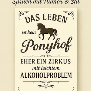 Humorous typography poster for your home | Funny wall art as a digital download | Gift idea with style & wit - Gift with humor