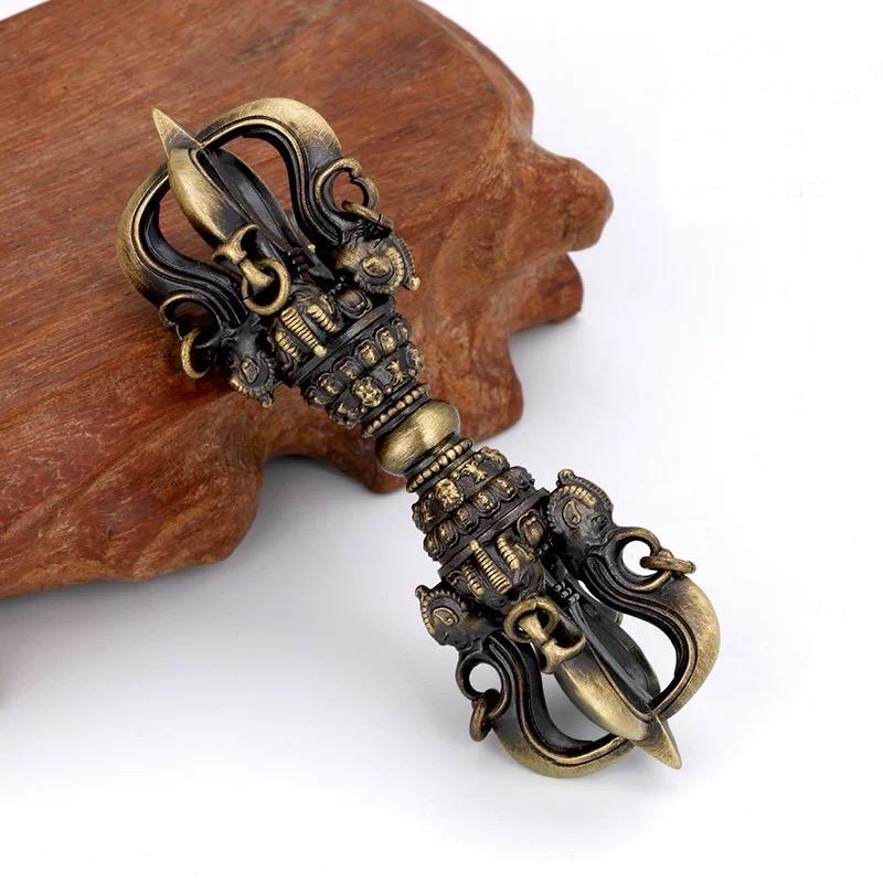 Handcrafted Brass Closed Vajra Dorje: Tibetan Buddhist Ritual Tool - Etsy