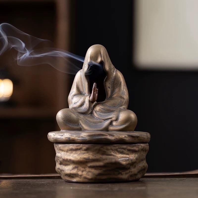 達磨香炉：アンティークスタイルの禅風装飾 - Etsy 日本