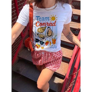 Team Conrad Baby Tee, Cousins Beach Top, The Summer I Turned Pretty T-Shirt, TSITP, Bookish Gift