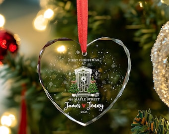 First Christmas In Our New Home Ornament, Housewarming Bauble Gift, First Home 2025, New House Christmas Ornament, Our First Home Keepsake