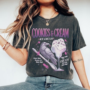 Comfort Colors Butcher Blackbird Dark Romance T-Shirt, Brynne Inspired Book Shirt, Cookie & Cream Ice Cream Tee, Gift For Book Lover