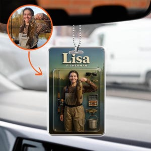 Photo Custom Action Figure Acrylic Block, Action Figure Photo, Custom Action Figure, Car Ornament, Ornament, Personalized Toy Box,Custom Art