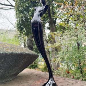 Beautiful curved wooden sculpture