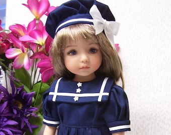 PDF-mönster Effner 13" Little Darling, Playsuit, Klänning, Hatt och Dockor
