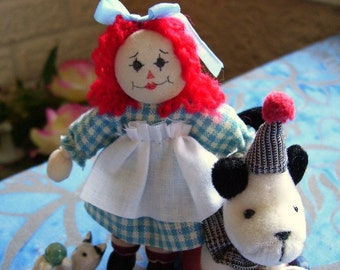 PDF Pattern for 3" and 6" Dolls Dolls, Annie Buttons, Happy Hannah, Wanda Worries