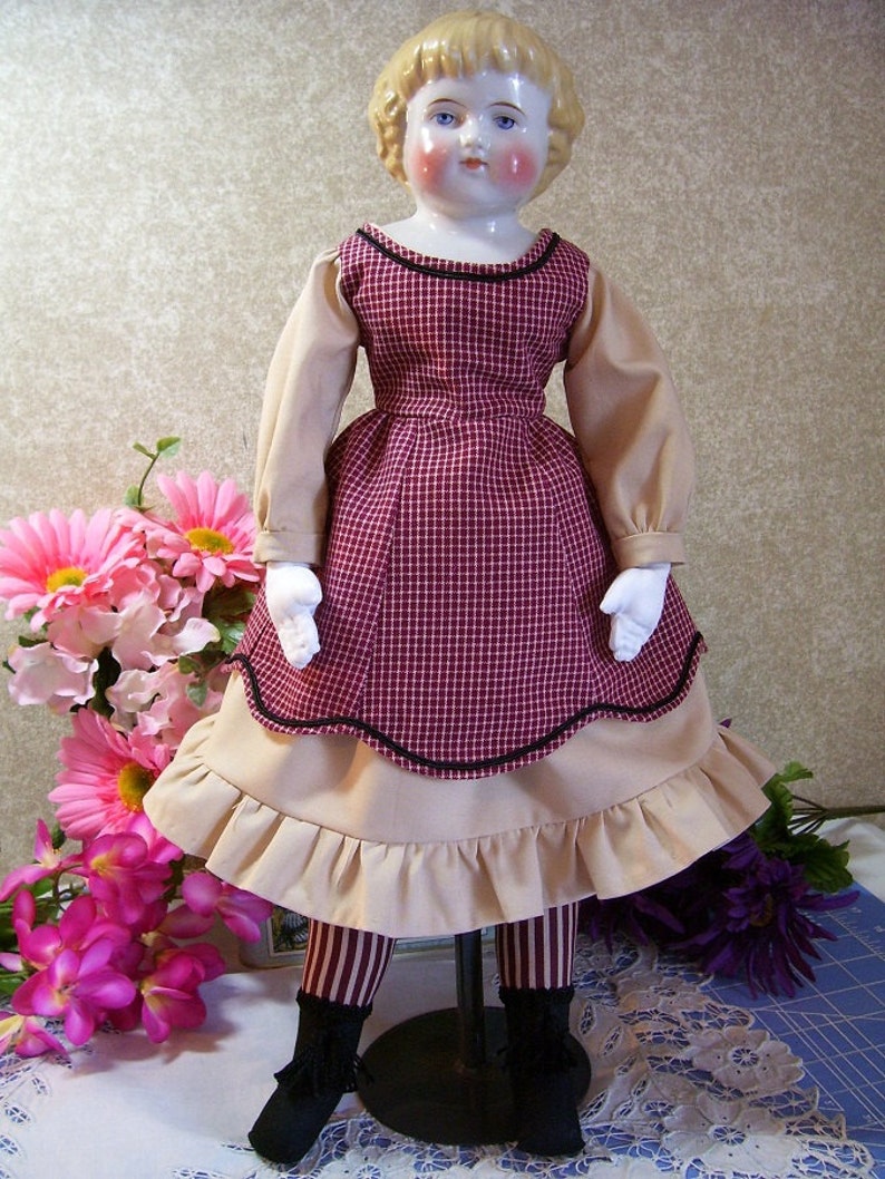 PDF Pattern 18 China Doll Body and Dress Instant Delivery image 3