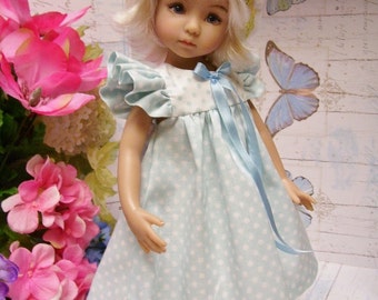 PDF Schnittmuster für 13"Effner Little Darling, Kleid mit hoher Taille, Onsies, Mütze