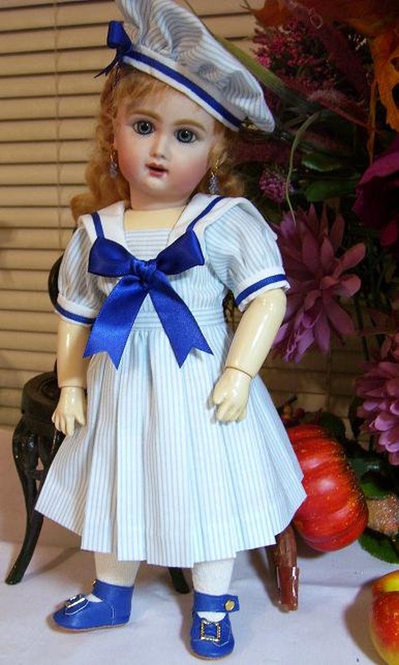11 Bleuette Pattern For An Old Fashioned Sailor Dress Dolls Bears ladies-sailor-fancy-dress-costume-navy-outfit-party-size-12-14-amazon
