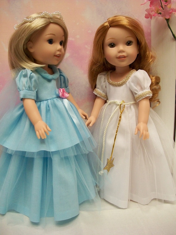 wellie wishers princess dress Amazon.com: Emily Rose 14 Inch Doll Princess Clothes 9-PC Value Bundle | 3 Complete Outfits with Shoes | Compatible with Glitter Girls and Wellie Wishers Dolls