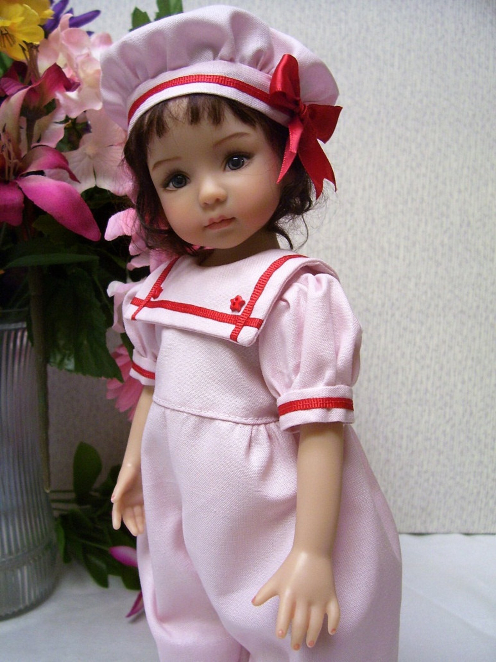 Effner 13 Little Darling Ensemble "All About Roses" – Tenue Pour Poupée Ladybugs