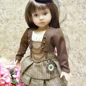 PDF Pattern Effner 13&quot; Little Darling, &quot;Thursdays Child&quot; Steampunk Outfit