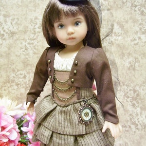 PDF Pattern Effner 13" Little Darling, "Thursdays Child" Steampunk Outfit