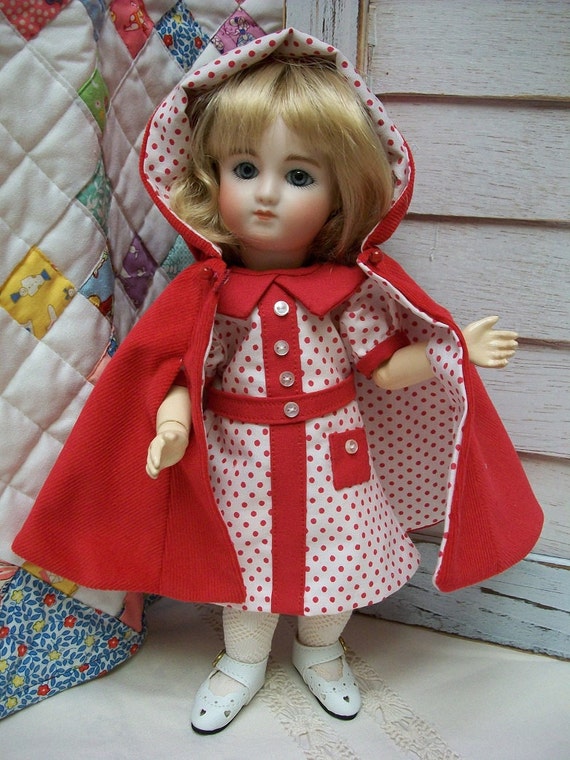 Robe Pour Poupée Ancienne Loulotte - Bleuette GL - Fabrication Française - Occasion