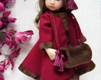 PDF Pattern for Effner Little Darling  Coat, Hat, Muff and Dress 13" Doll
