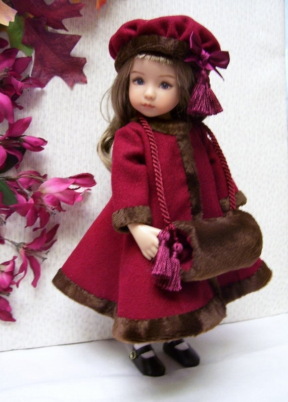 Effner 13/" Little Darling PATTERN for Dress Muff and Hat Winter Coat